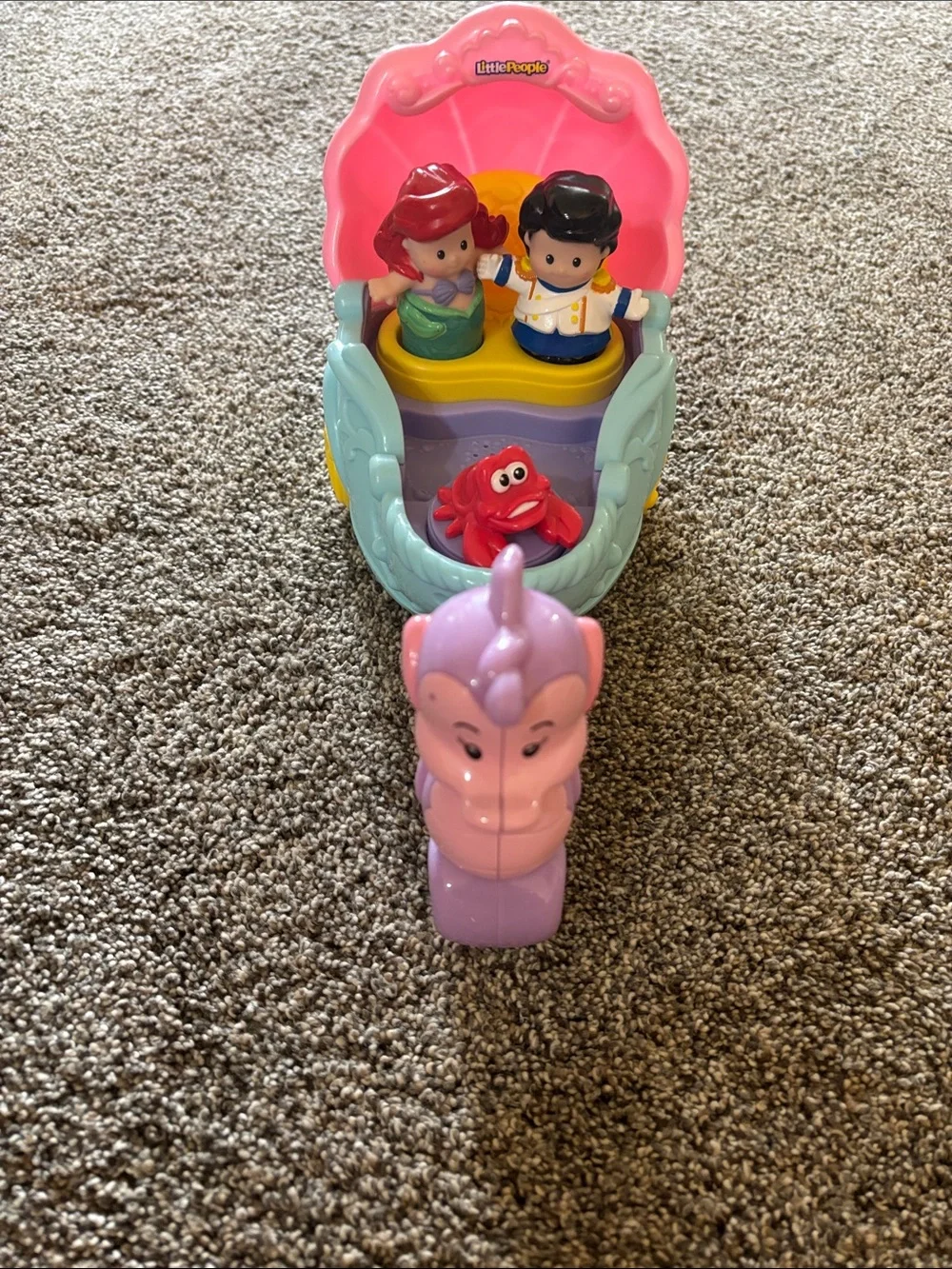 Disney Princess Carriage Playset in Pink, Aqua & Yellow